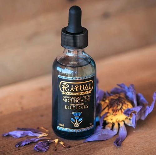 Moringa Oil Infused with Blue Lotus