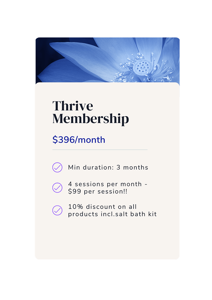 Thrive membership